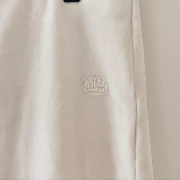 Juicy Couture Cream Velour Bike Shorts - XL - NWT - Picture 8 of 9
